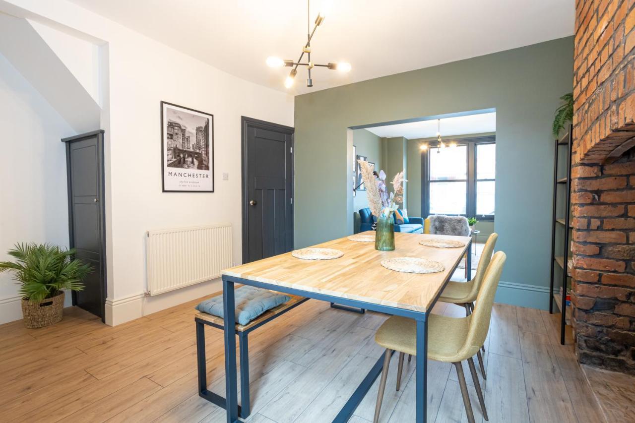 Stunning Scandi 3 Bed House In Manchester-Parking Villa Buitenkant foto